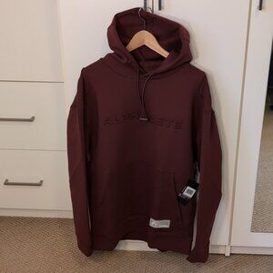 Alphalete NWT ELMTS Pullover Hoodie Burgundy Men's XL